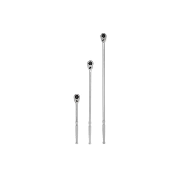 1/2 Inch Drive Quick-Release Ratchet Set, 3-Piece (10-1/2, 18, 24 in.)